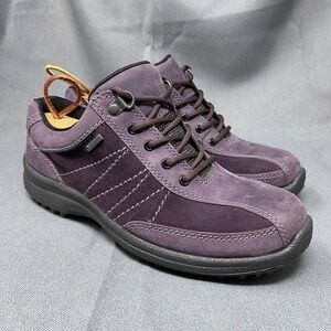 Hotter Gore-Tex Comfort Concept Purple Nubuck Leather Walking Shoes Womens 7.5